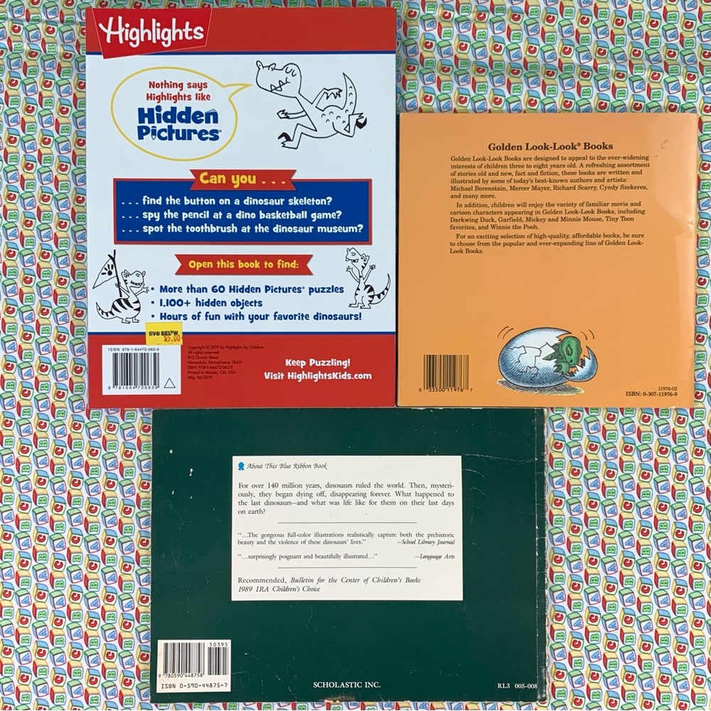 Three Dinosaur Books and Puzzles for Kids. - Picture 2 of 14